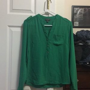 The Limited Kelly Green Blouse